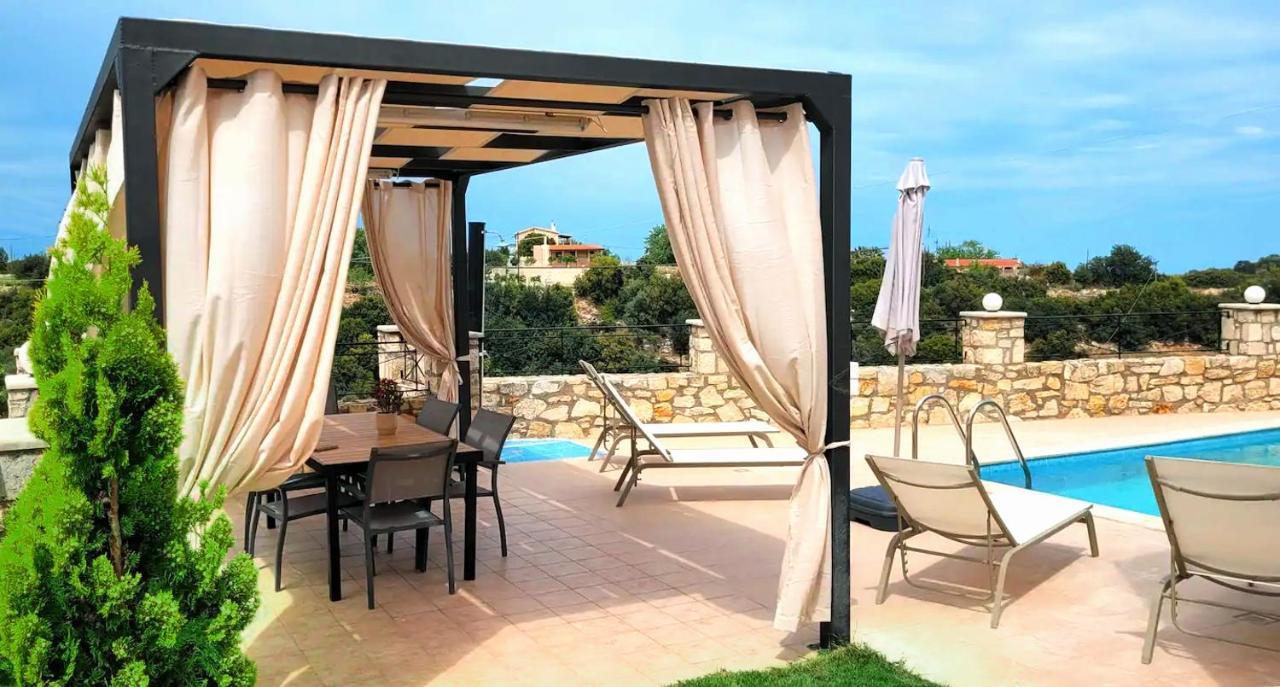 Natural View Villa With Private Pool Skouloúfia Exterior foto